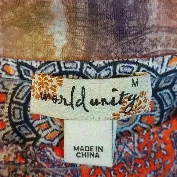 World Unity blouse  K0275 - Picture 6 of 6